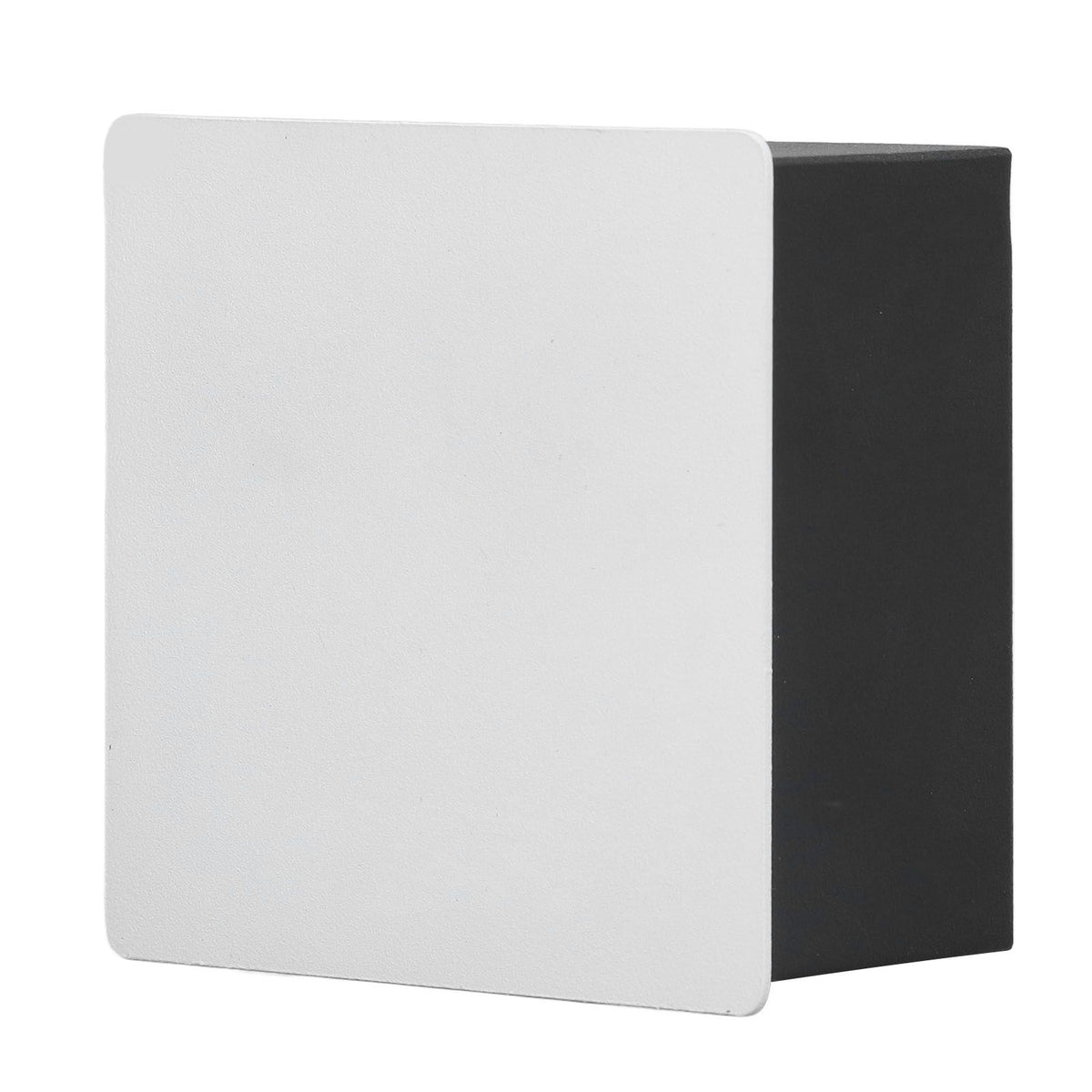 Beam Wall Light Quadrate Design Retro Warm Light 3W Unilateral Lighting LED Wall Lamp AC85 to 265V for Hotel White Shell