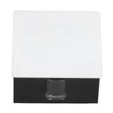 Beam Wall Light Quadrate Design Retro Warm Light 3W Unilateral Lighting LED Wall Lamp AC85 to 265V for Hotel White Shell - Low Angle