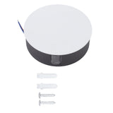 Wall Light Round Shape Aluminum Alloy 3 Beams Modern Wall Sconce Lamp for Dining Room AC85‑265V 9W White