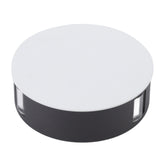Wall Light Round Shape Aluminum Alloy 3 Beams Modern Wall Sconce Lamp for Dining Room AC85‑265V 9W White - Low Angle