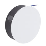 Wall Light Round Shape Aluminum Alloy 3 Beams Modern Wall Sconce Lamp for Dining Room AC85‑265V 9W White