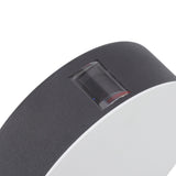 Wall Light Round Shape Aluminum Alloy 3 Beams Modern Wall Sconce Lamp for Dining Room AC85‑265V 9W White