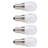 10Pcs E14 Light Bulb Stainless Steel 1.5W 220V LED Bulb for Chandelier Ceiling Cabinet Wall Table Lamps Warm White Light