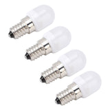 10Pcs E14 Light Bulb Stainless Steel 1.5W 220V LED Bulb for Chandelier Ceiling Cabinet Wall Table Lamps Warm White Light