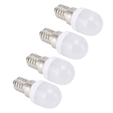 10Pcs E14 Light Bulb Stainless Steel 1.5W 220V LED Bulb for Chandelier Ceiling Cabinet Wall Table Lamps Warm White Light