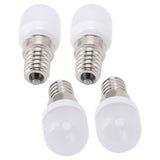 10Pcs E14 Light Bulb Stainless Steel 1.5W 220V LED Bulb for Chandelier Ceiling Cabinet Wall Table Lamps Warm White Light