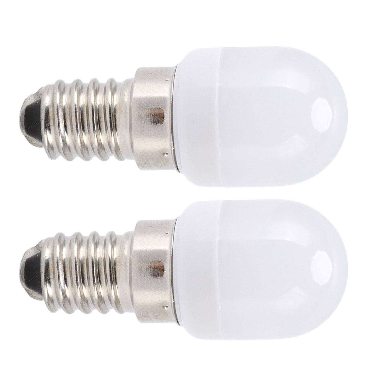 10Pcs E14 Light Bulb Stainless Steel 1.5W 220V LED Bulb for Chandelier Ceiling Cabinet Wall Table Lamps Warm White Light