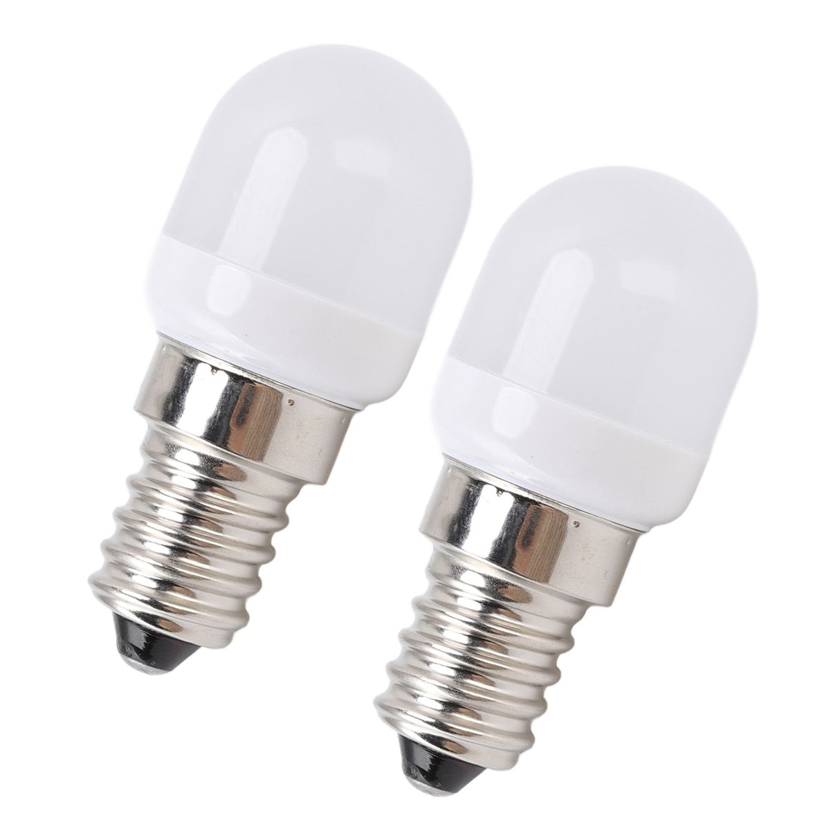 10Pcs E14 Light Bulb Stainless Steel 1.5W 220V LED Bulb for Chandelier Ceiling Cabinet Wall Table Lamps Warm White Light