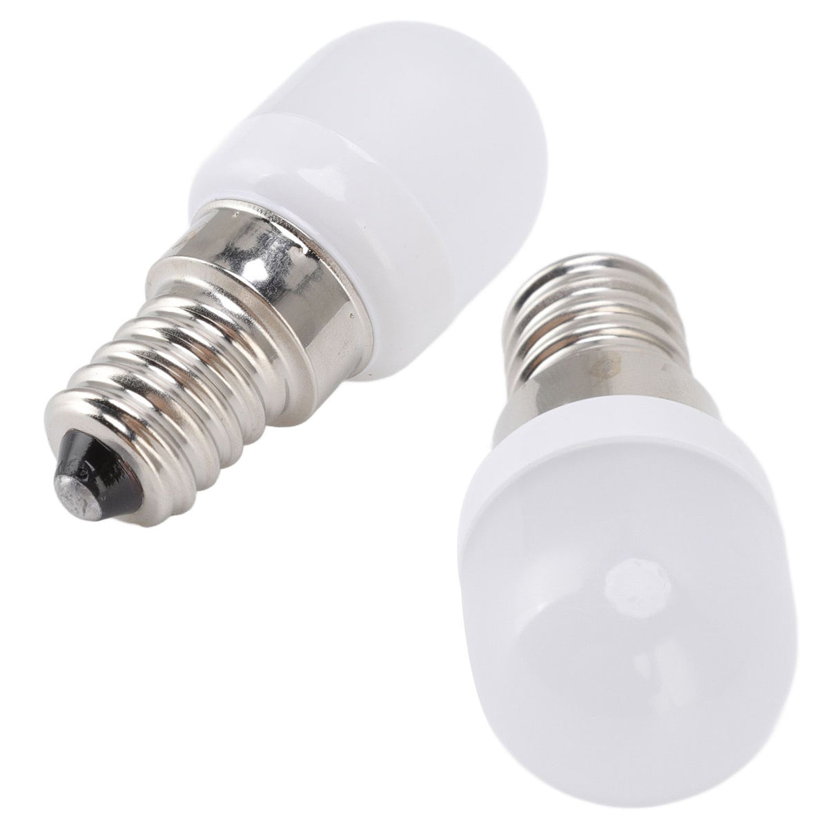10Pcs E14 Light Bulb Stainless Steel 1.5W 220V LED Bulb for Chandelier Ceiling Cabinet Wall Table Lamps Warm White Light