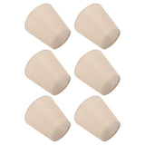 6PCS Linen Fabric Lamp Shade Cover Cylindrical Lampshade with Iron Support for Household Light