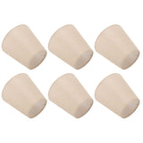 6PCS Linen Fabric Lamp Shade Cover Cylindrical Lampshade with Iron Support for Household Light