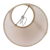 6PCS Linen Fabric Lamp Shade Cover Cylindrical Lampshade with Iron Support for Household Light - Extra Image