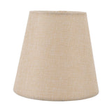 6PCS Linen Fabric Lamp Shade Cover Cylindrical Lampshade with Iron Support for Household Light