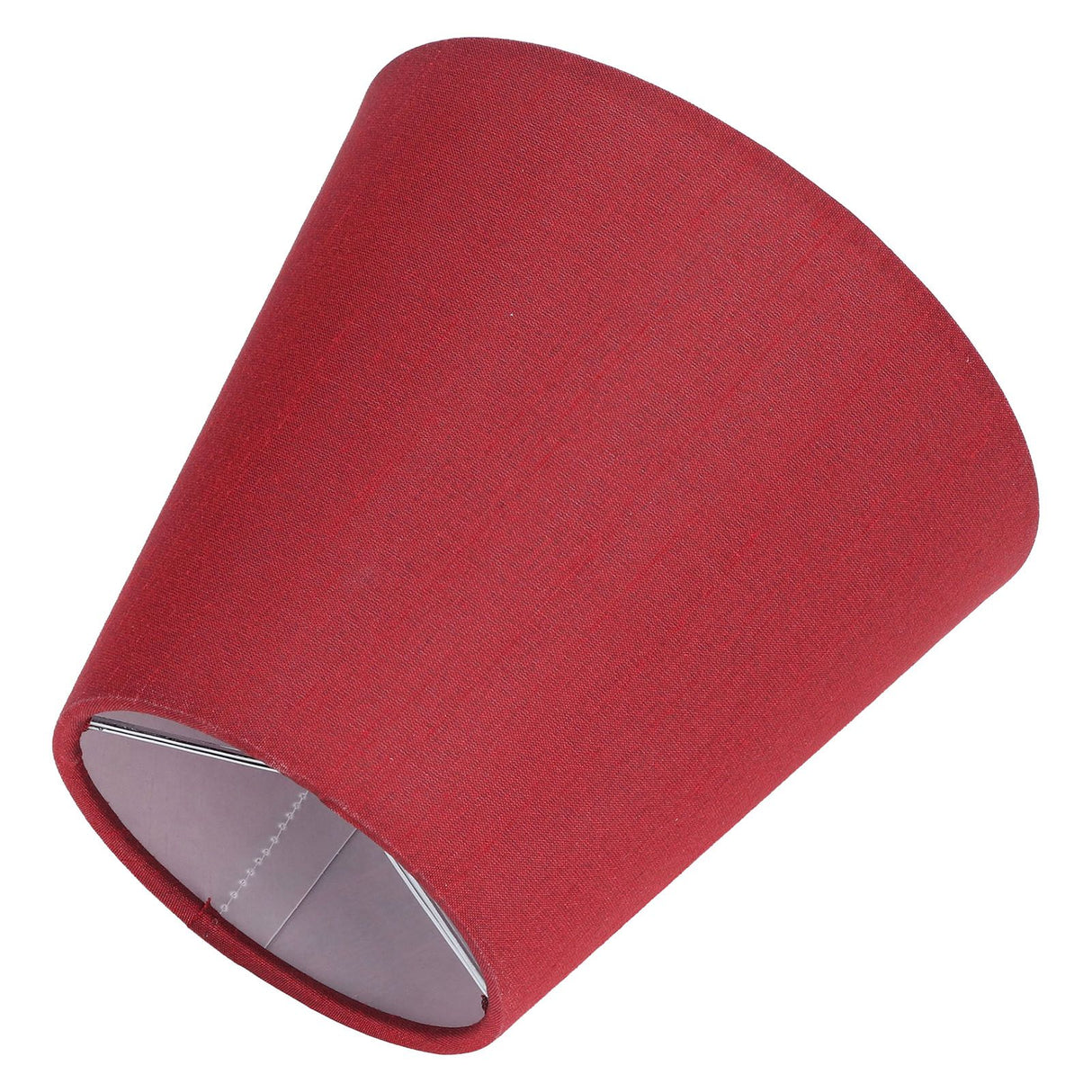 6PCS Fabric Lampshade Modern Simple Good Light Transmission Table Lamp Shade for E14 Bulb Miniature Bulb for Ceiling Lamp A3 01 Wine Red