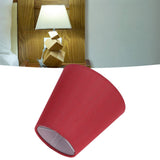6PCS Fabric Lampshade Modern Simple Good Light Transmission Table Lamp Shade for E14 Bulb Miniature Bulb for Ceiling Lamp A3 01 Wine Red