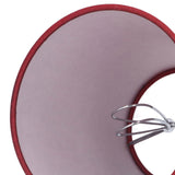 6PCS Fabric Lampshade Modern Simple Good Light Transmission Table Lamp Shade for E14 Bulb Miniature Bulb for Ceiling Lamp A3 01 Wine Red