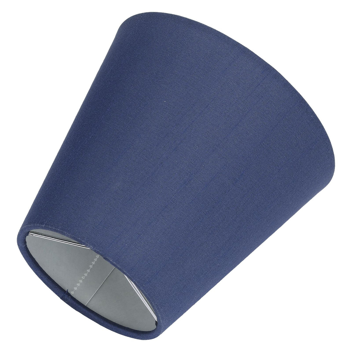 6PCS Fabric Lampshade Modern Simple Good Light Transmission Table Lamp Shade for E14 Bulb Miniature Bulb for Ceiling Lamp A3 02 Dark Blue