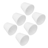 6Pcs White Fabric Lampshade Kit Modern Minimalist Lampshade for Candelabra Floor Table Chandelier Wall