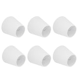 6Pcs White Fabric Lampshade Kit Modern Minimalist Lampshade for Candelabra Floor Table Chandelier Wall