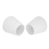 6Pcs White Fabric Lampshade Kit Modern Minimalist Lampshade for Candelabra Floor Table Chandelier Wall - Extra Image