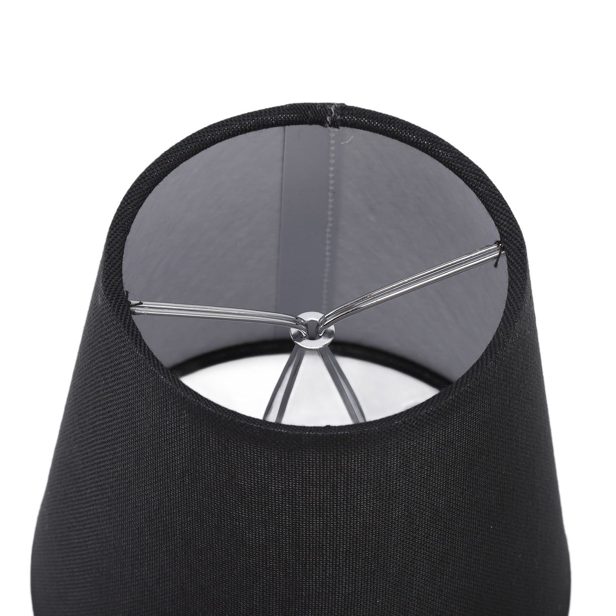 6Pcs Lampshade Lamp Shade Modern Simple Style Home Decoration Black for Small E14 Bulb