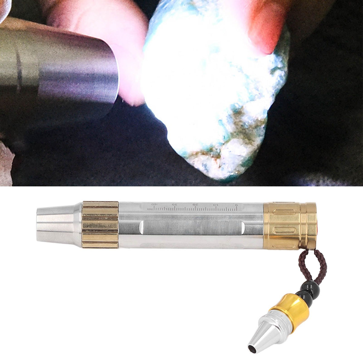 Jewelry Identification Flashlight Portable Gemstone Jade Jewelry Identification Torch Mini LED Flashlight White Light