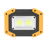 COB Work Light USB Rechargeable IP66 Waterproof Portable Work Light with Rotating Bracket for Car Maintenance Camping - Front View
