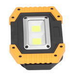 COB Work Light USB Rechargeable IP66 Waterproof Portable Work Light with Rotating Bracket for Car Maintenance Camping - Side View