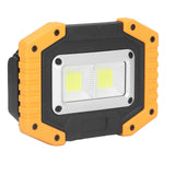 COB Work Light USB Rechargeable IP66 Waterproof Portable Work Light with Rotating Bracket for Car Maintenance Camping