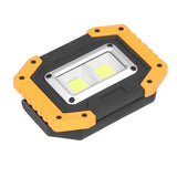 COB Work Light USB Rechargeable IP66 Waterproof Portable Work Light with Rotating Bracket for Car Maintenance Camping