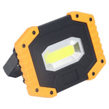 COB Work Light USB Charging Portable Floodlight Waterproof Emergency Portable Light with 180 Degree Rotating Bracket - Front View