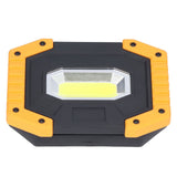COB Work Light USB Charging Portable Floodlight Waterproof Emergency Portable Light with 180 Degree Rotating Bracket