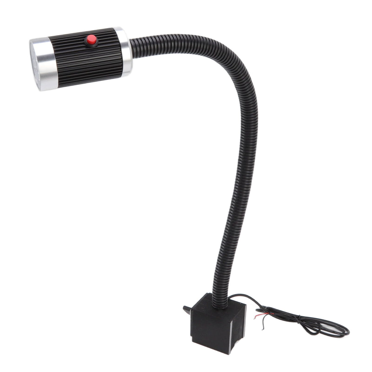 Magnetic Work Light 9W 24V LED Flexible Gooseneck Rustproof Aluminium Magnetic Base Gooseneck Work Light for Industry
