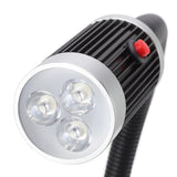 Magnetic Work Light 9W 24V LED Flexible Gooseneck Rustproof Aluminium Magnetic Base Gooseneck Work Light for Industry