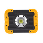 COB Work Light Waterproof USB Charging Portable COB Floodlight with 180 Degree Rotatable Stand for Camping Emergency