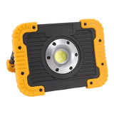 COB Work Light Waterproof USB Charging Portable COB Floodlight with 180 Degree Rotatable Stand for Camping Emergency