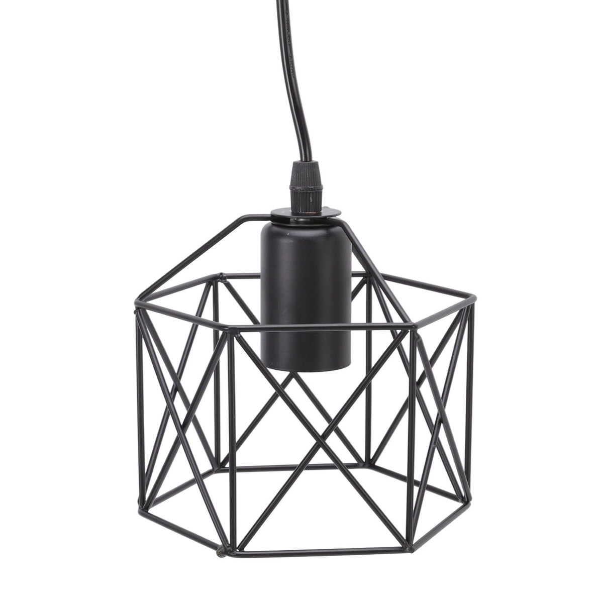 Antique Pendant Lampshade E27 3 Head Retro Unique Style Hanging Light Shade for Home Cafes 85‑240V