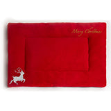 Christmas Theme Pet Cat Dog Bed Mat Pad Soft Warm Thick Kennel Cage Sofa Mat for Small Medium Large Dogs Sleeping