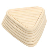 Triangle Bread Proofing Baskets with Liner Dough Rising Rattan Handmade Rattan Bowl