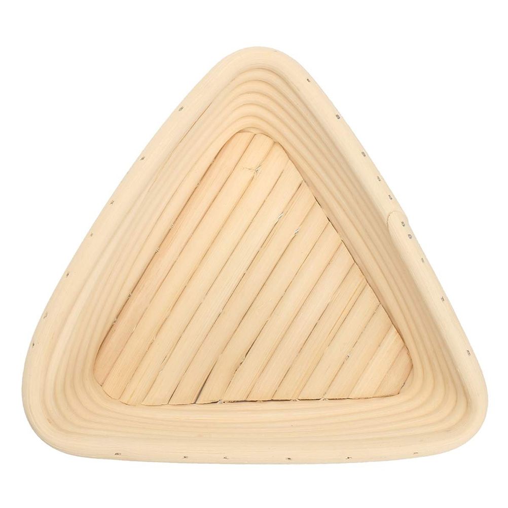 Triangle Bread Proofing Baskets with Liner Dough Rising Rattan Handmade Rattan Bowl