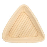 Triangle Bread Proofing Baskets with Liner Dough Rising Rattan Handmade Rattan Bowl