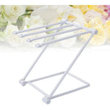 Countertop Kitchen Towel Rack Foldable Fingertip Towel Holder Dishcloth Hanger for Bathroom Vanity Countertops