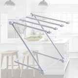 Countertop Kitchen Towel Rack Foldable Fingertip Towel Holder Dishcloth Hanger for Bathroom Vanity Countertops