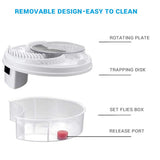 1PCS Electric Fly Trap Device with Trapping Food Electric Flycatcher Artifact - Side View