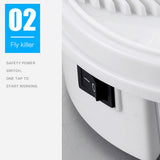 1PCS Electric Fly Trap Device with Trapping Food Electric Flycatcher Artifact