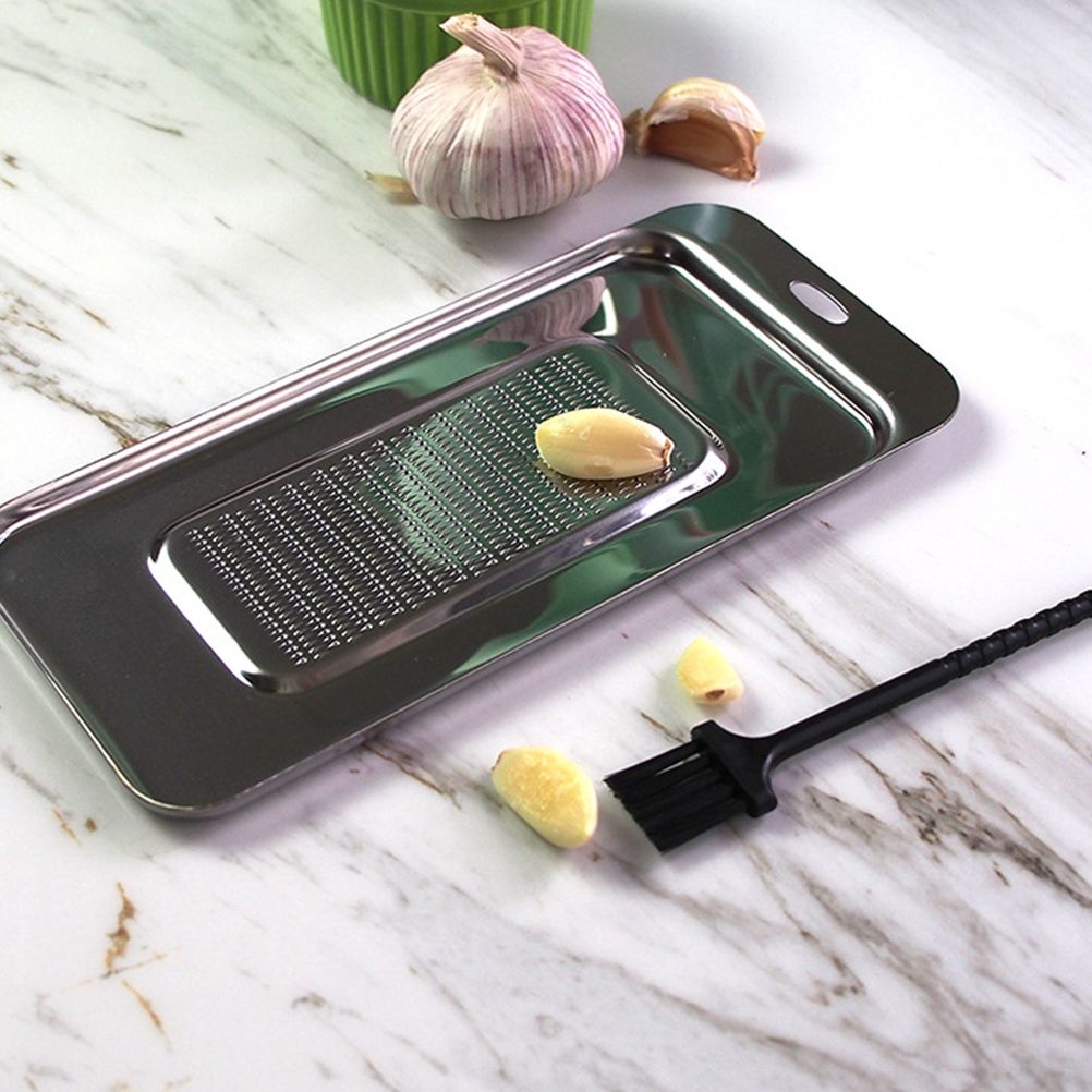 Thicken Stainless Steel Ginger Grater Wasabi Garlic Grinding Tools Cheese Grater Not Easily Deformed Garlic Masher