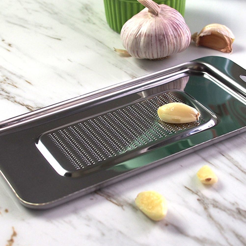 Thicken Stainless Steel Ginger Grater Wasabi Garlic Grinding Tools Cheese Grater Not Easily Deformed Garlic Masher