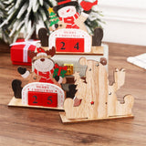 Christmas Countdown Calendar Santa Claus Snowman Elk Calendar Cartoon Advent Calendar DIY Craft for New Year Party Decor