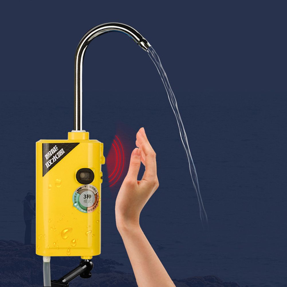 Portable Fishing Oxygen Pump Water Absorber Smart Automatic Induction LED Fishing Oxygen Pump