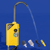 Portable Fishing Oxygen Pump Water Absorber Smart Automatic Induction LED Fishing Oxygen Pump - Low Angle